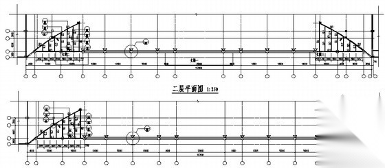 [河北省香河]某商业城外墙改造建筑施工图（明框玻璃幕墙...cad施工图下载【ID:166311120】