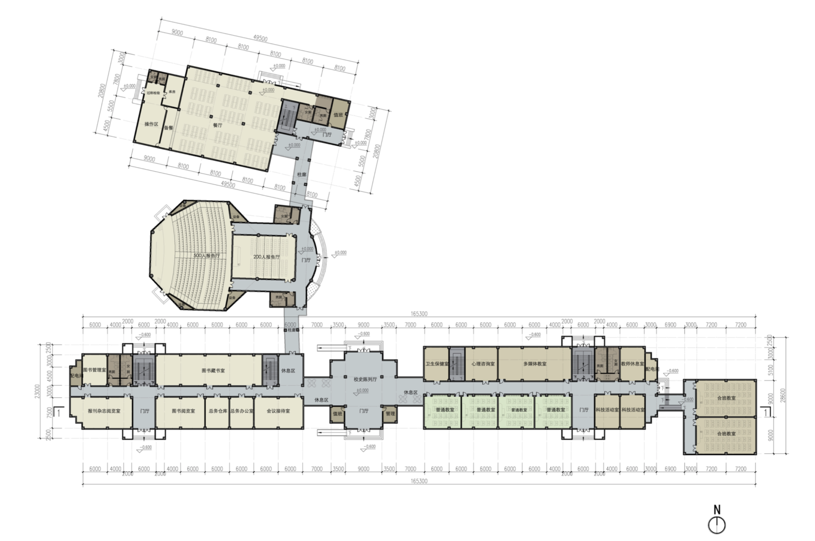 [江苏]欧式教师发展中心建筑设计文本（含文本效果图C...cad施工图下载【ID:151559148】