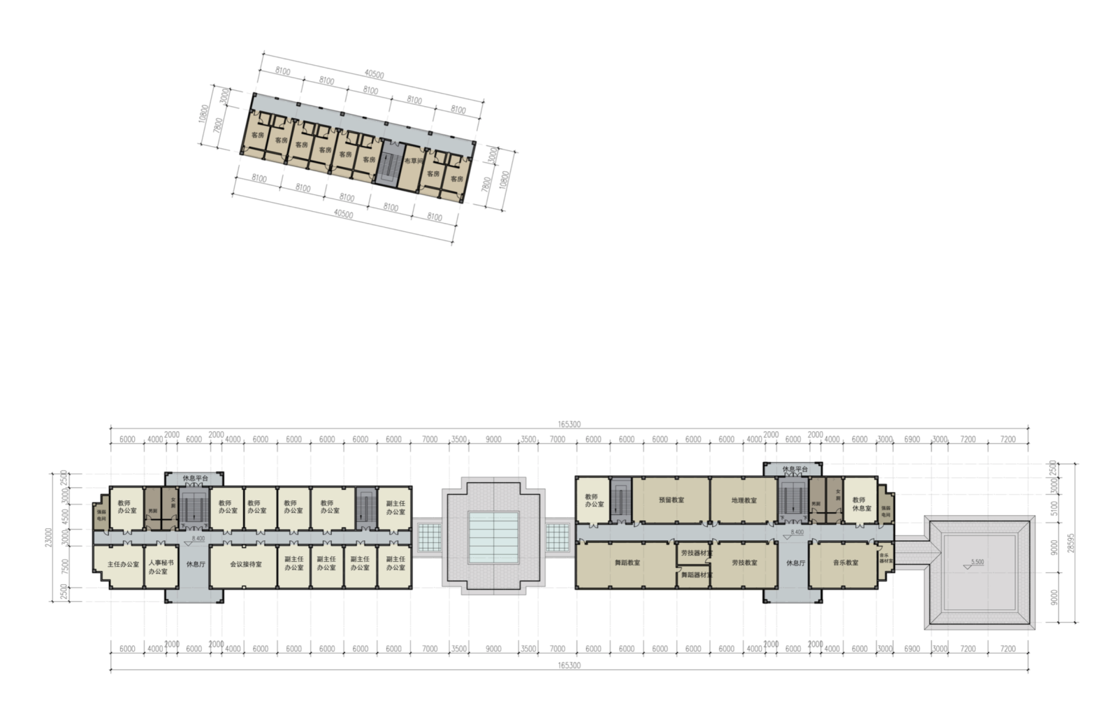 [江苏]欧式教师发展中心建筑设计文本（含文本效果图C...cad施工图下载【ID:151559148】