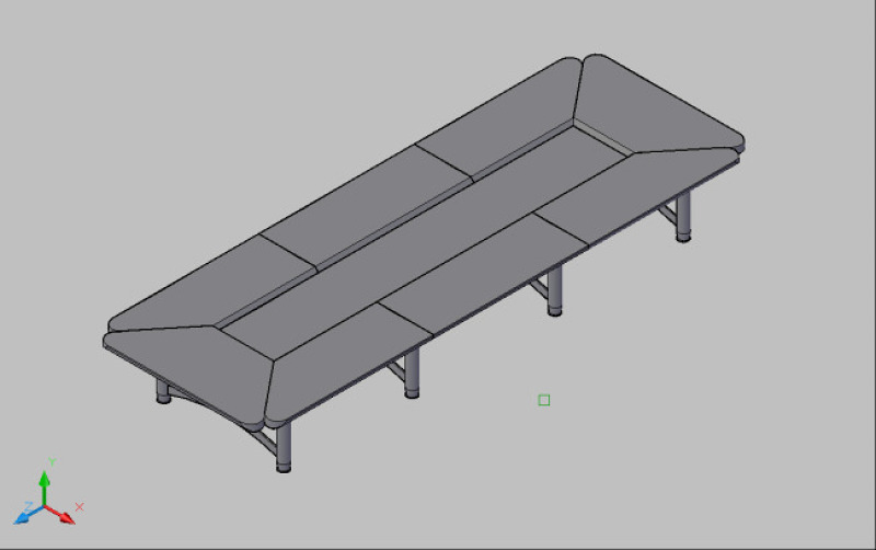 CAD绘制的会议桌施工图下载【ID:149596186】