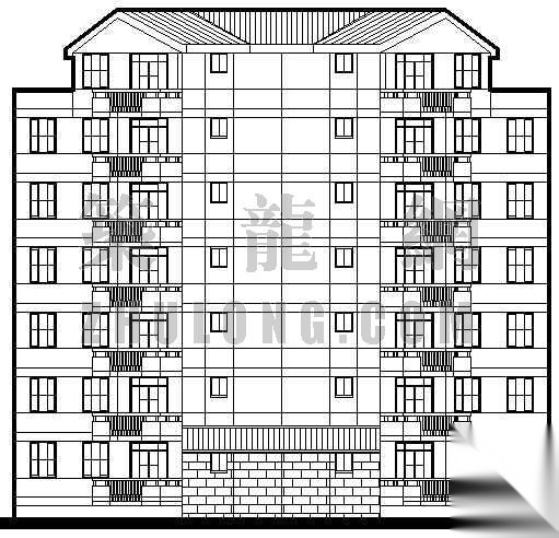 某花园小区住宅楼设计方案C型cad施工图下载【ID:149855143】