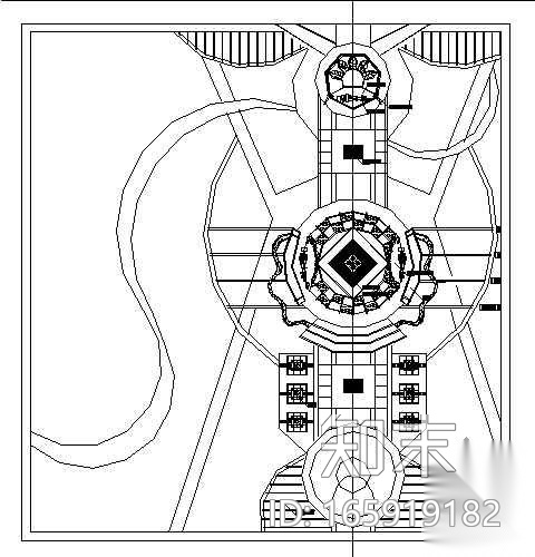 某市政广场CAD方案cad施工图下载【ID:165919182】