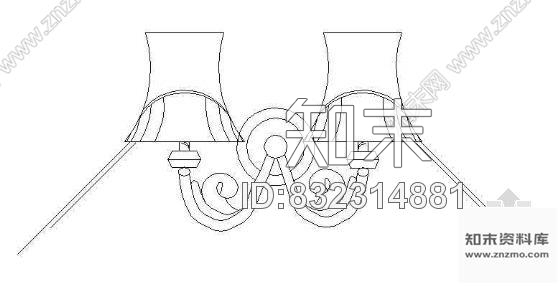 图块/节点壁灯图块3cad施工图下载【ID:832314881】