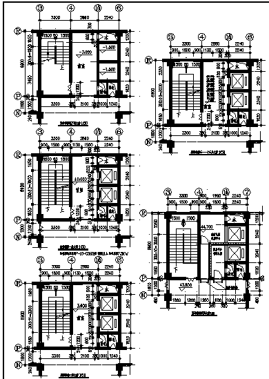 高层框架结构宾馆建筑全套施工图cad施工图下载【ID:151481115】