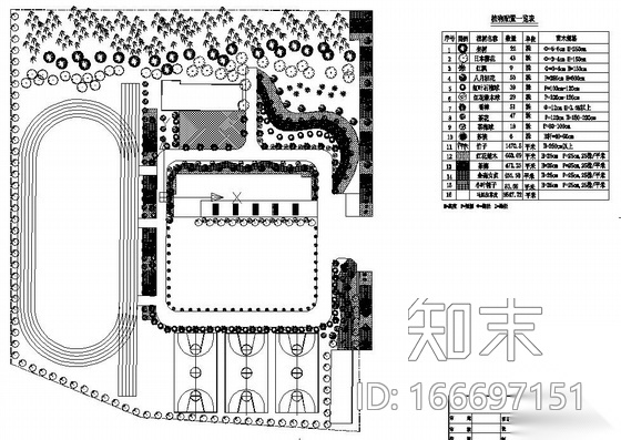 某小学校园种植设计图施工图下载【ID:166697151】