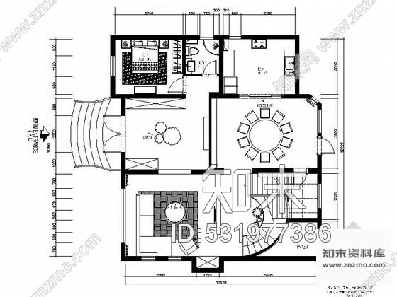 施工图典雅东南亚风情三层别墅样板间CAD装修施工图含软装方案施工图下载【ID:531977386】