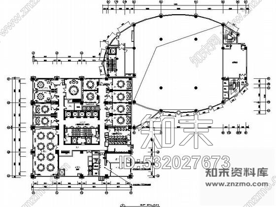 施工图江苏某五星级酒店餐饮包厢及小宴会厅室内装修施工图含效果施工图下载【ID:532027673】