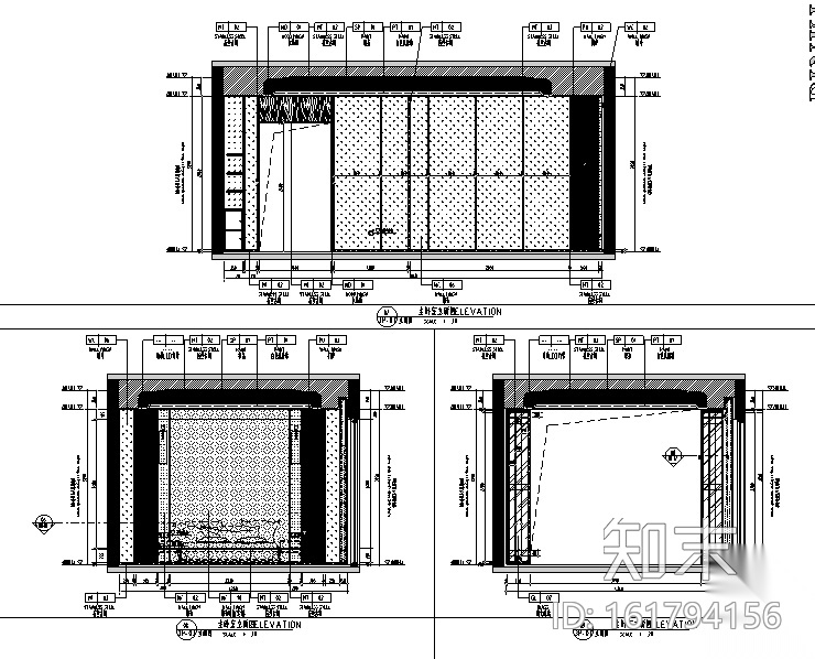 [广东]新中式现代风格别墅样板房设计施工图（附效果图）cad施工图下载【ID:161794156】