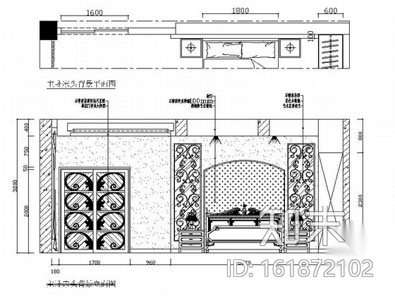 北美风情自建双层别墅室内装饰施工图（含效果）cad施工图下载【ID:161872102】