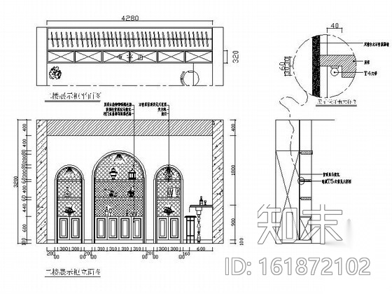 北美风情自建双层别墅室内装饰施工图（含效果）cad施工图下载【ID:161872102】