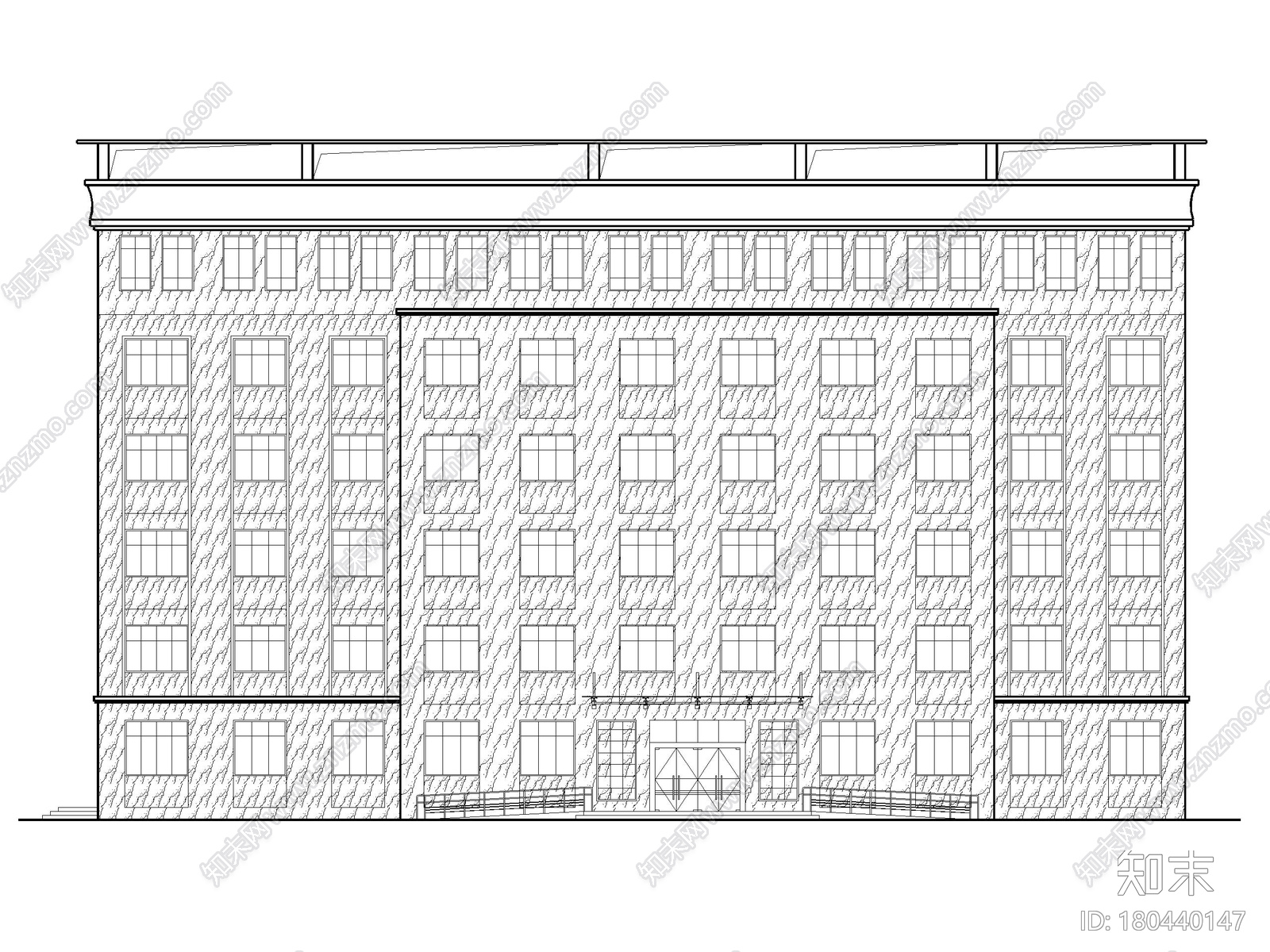 [重庆]养老院老年养护中心住院综合楼建施图施工图下载【ID:180440147】