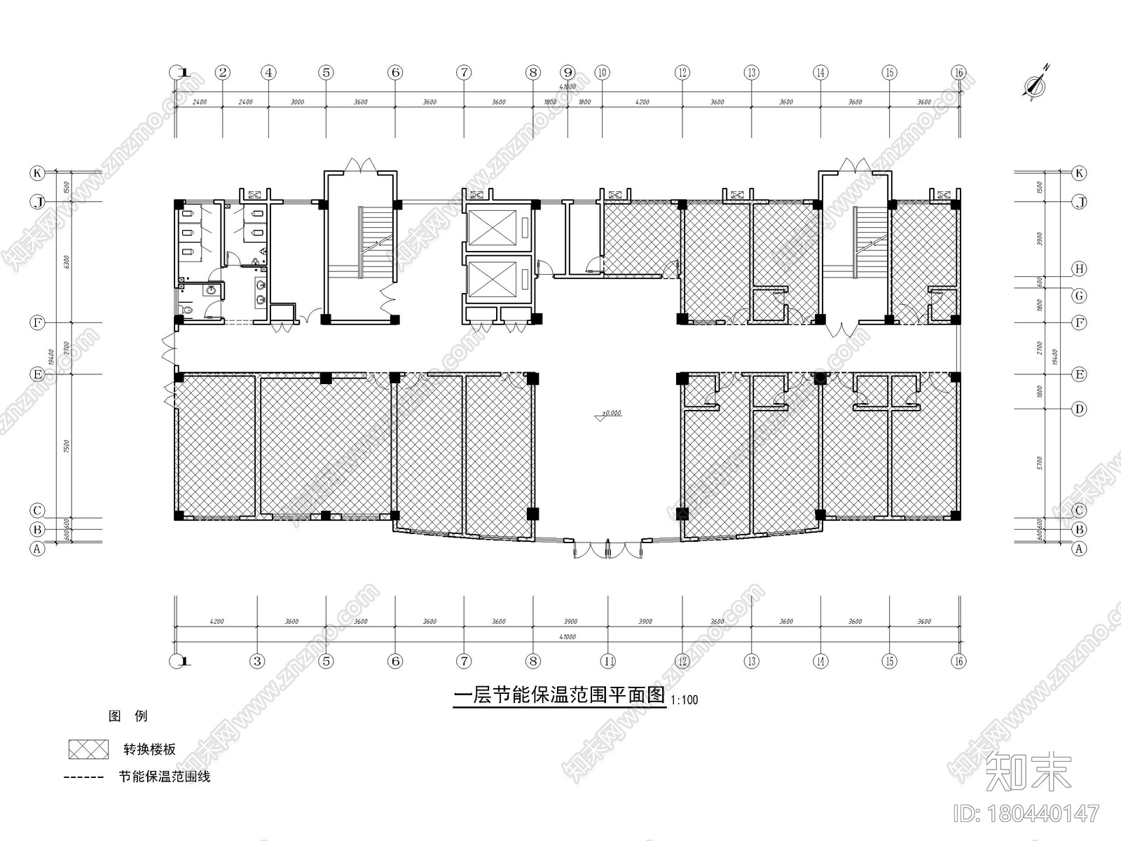 [重庆]养老院老年养护中心住院综合楼建施图施工图下载【ID:180440147】