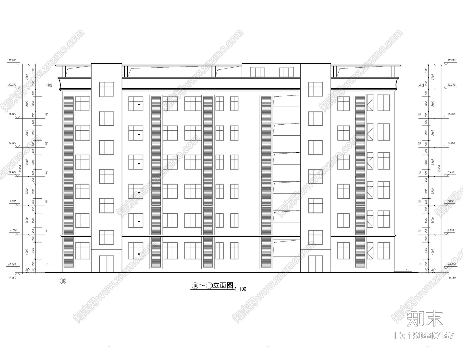 [重庆]养老院老年养护中心住院综合楼建施图施工图下载【ID:180440147】