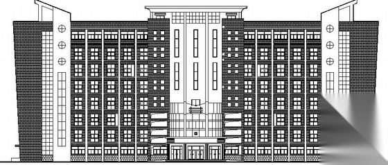某八层青少年活动中心建筑施工图施工图下载【ID:166317172】