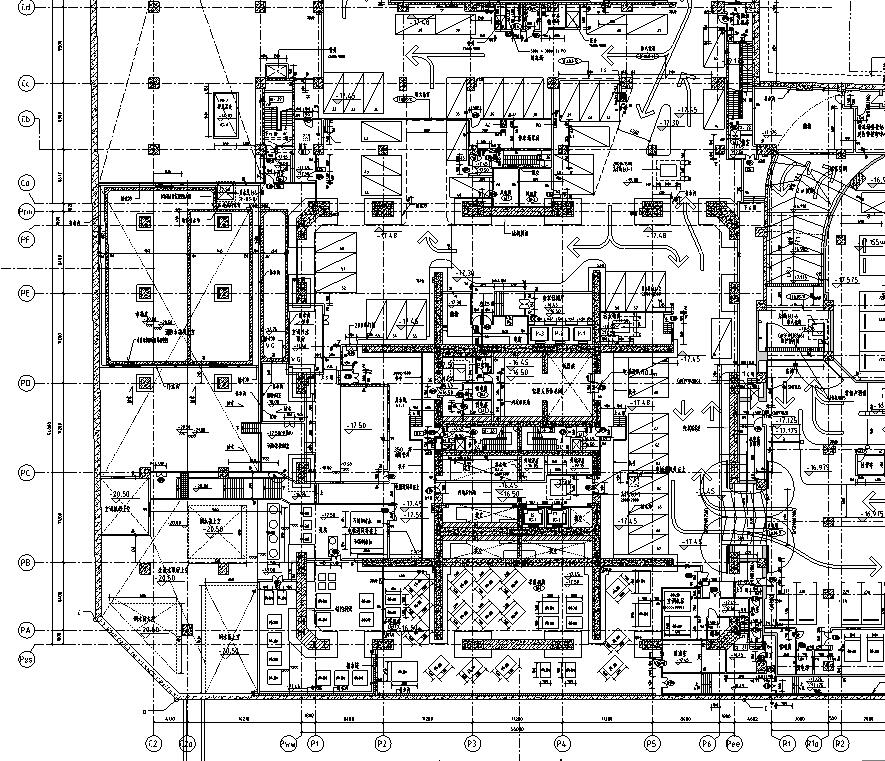 超高层知名办公综合体塔楼写字楼建筑施工图设计（74层）施工图下载【ID:165944108】