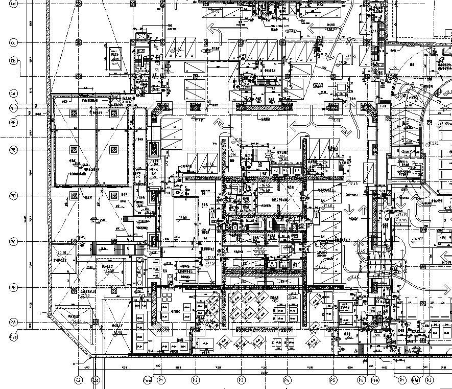 超高层知名办公综合体塔楼写字楼建筑施工图设计（74层）施工图下载【ID:149938157】