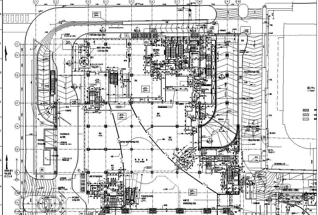 超高层知名办公综合体塔楼写字楼建筑施工图设计（74层）施工图下载【ID:149938157】