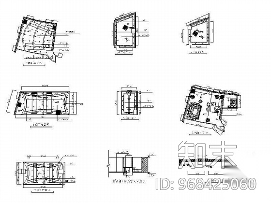 [杭州]某药业公司22层办公空间装修图cad施工图下载【ID:968425060】