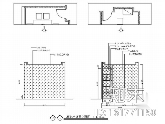 [上海]某时尚火锅店室内装修图（含效果）施工图下载【ID:161771150】