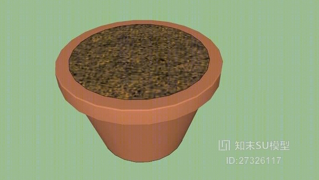 花盆/土SU模型下载【ID:27326117】