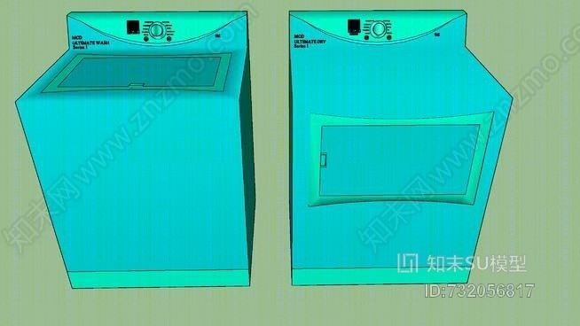他特别版ultiamte鈩�MCD和烘干机漏市washer马里奥。SU模型下载【ID:732056817】