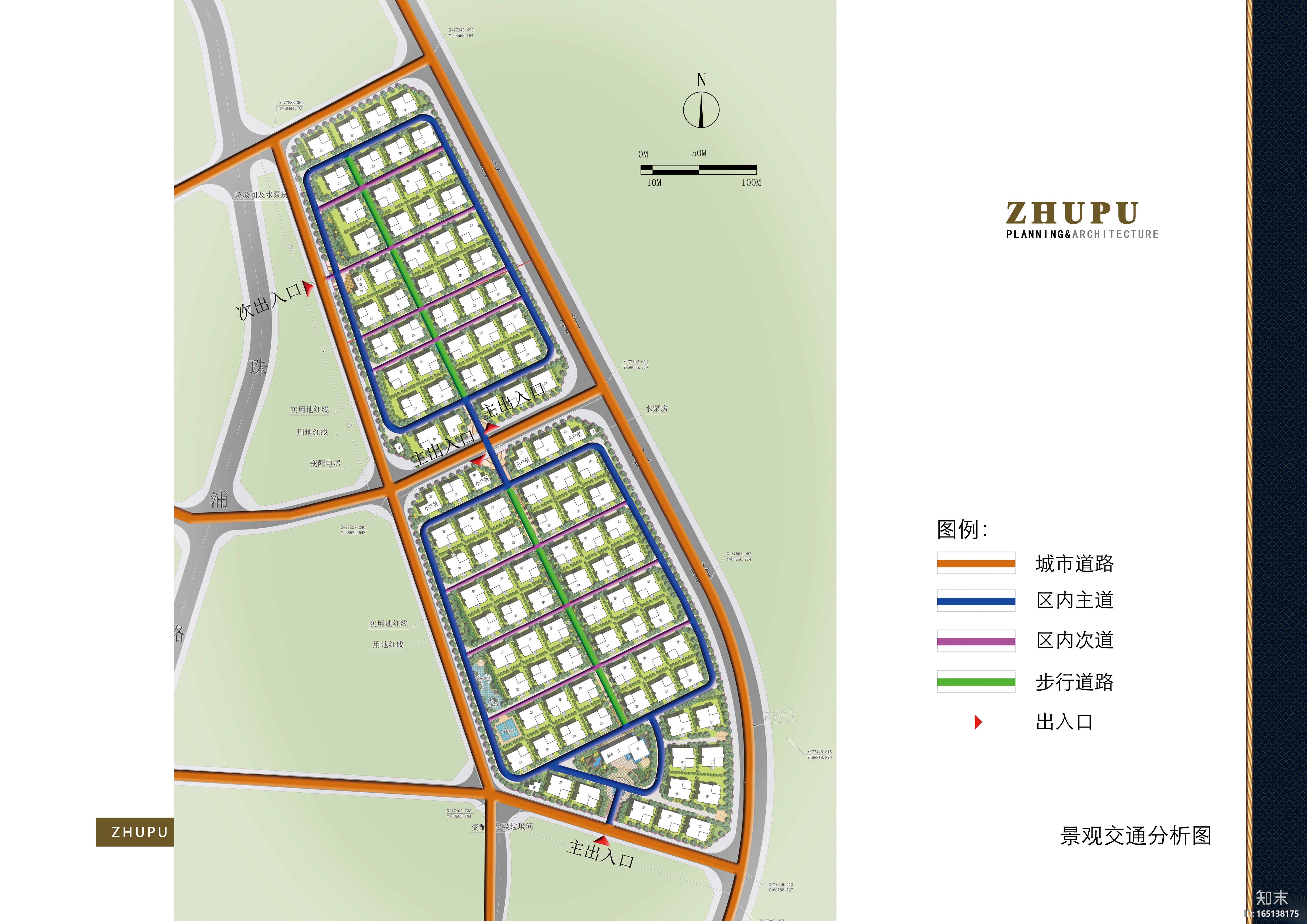 [广东]汕头市濠江区礐石街道珠浦新农村规划设计方案cad施工图下载【ID:165138175】