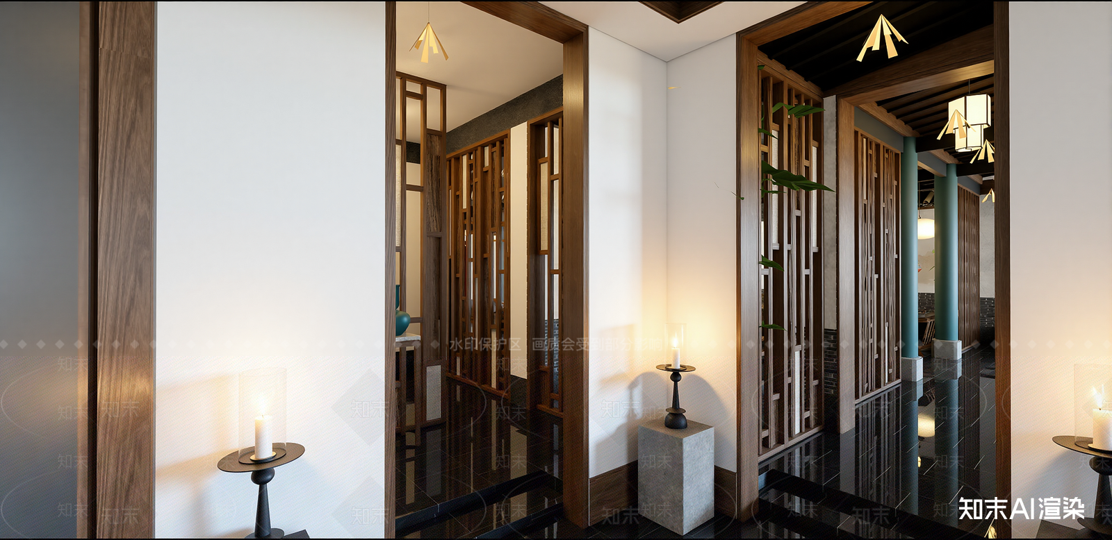 中式中餐厅SU模型下载【ID:1215954115】