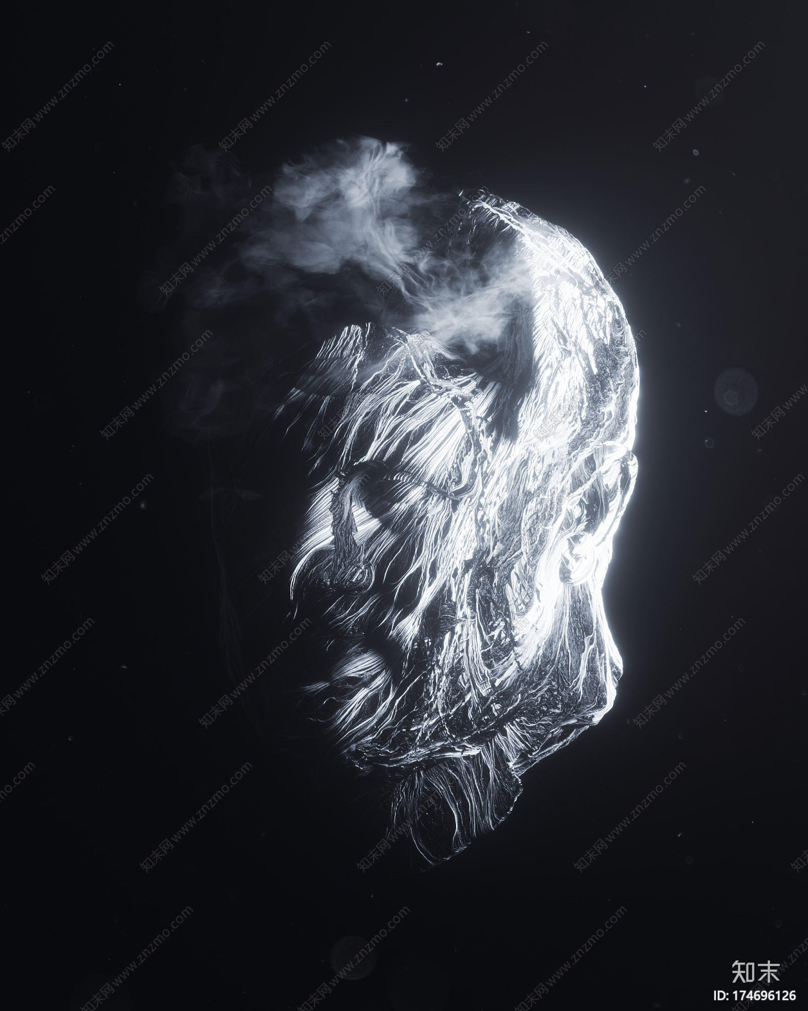 阴云密布的心灵C4D动画工程文件分享CG模型下载下载【ID:174696126】