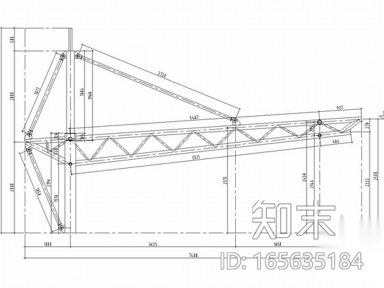 骨架支撑式膜结构看台遮阳膜及土建看台结构施工图（含建...施工图下载【ID:165635184】