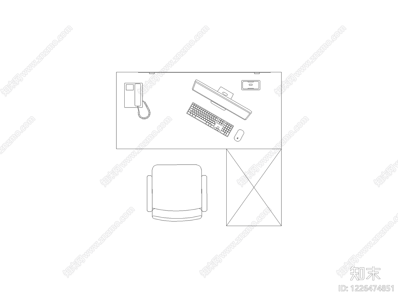 办公空间动态块cad施工图下载【ID:1226474851】