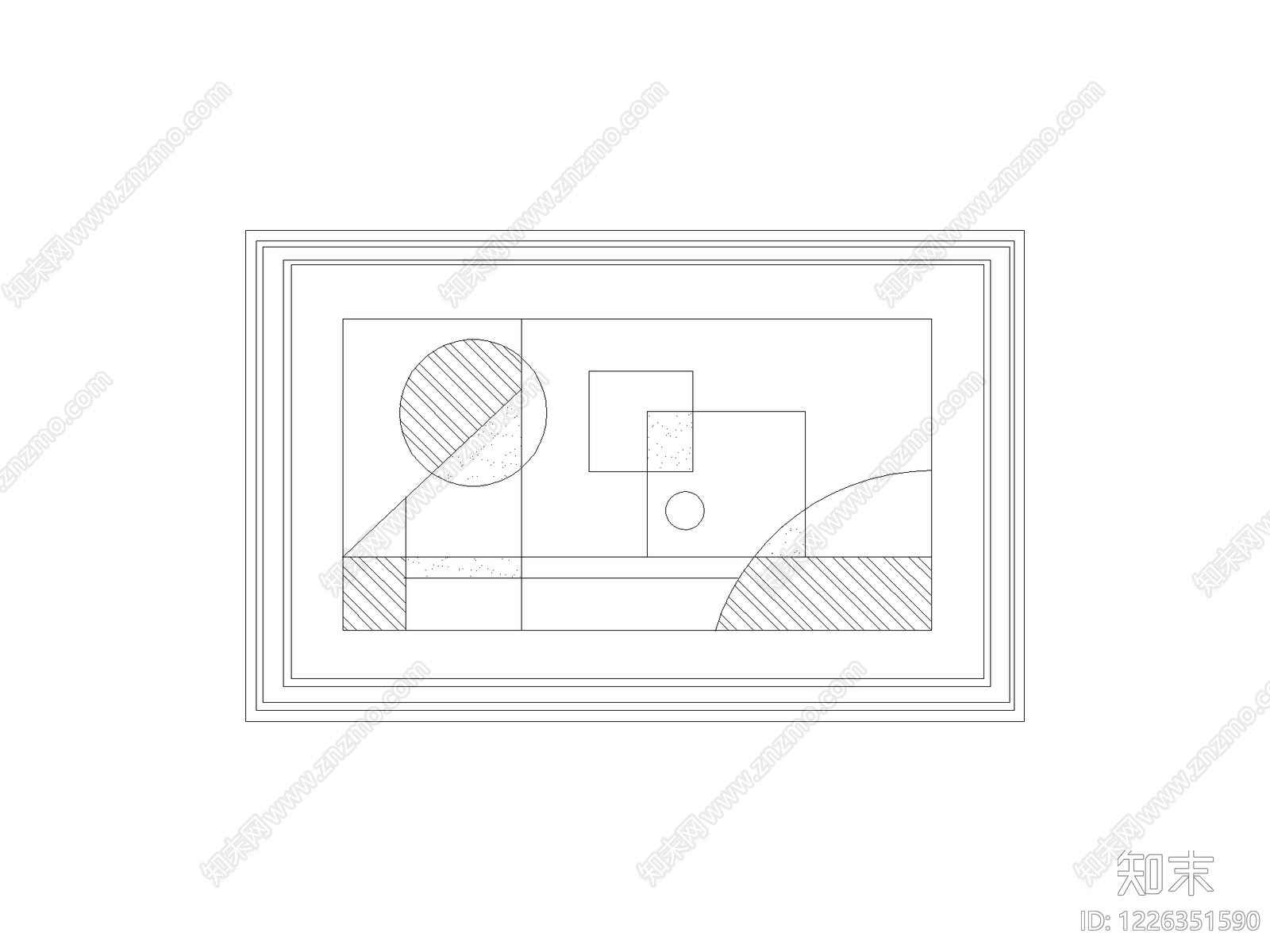 现代综合硬装构件图库CAD图纸