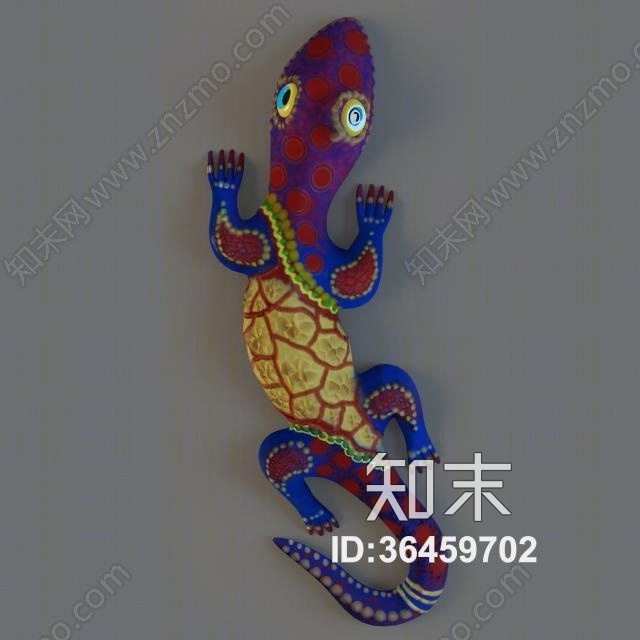 蜥蜴动物3D模型下载【ID:36459702】