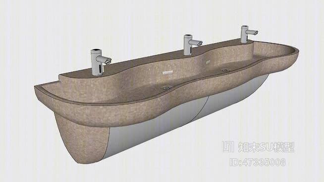 ew-73000三站sloanstone厕所系统SU模型下载【ID:47335008】