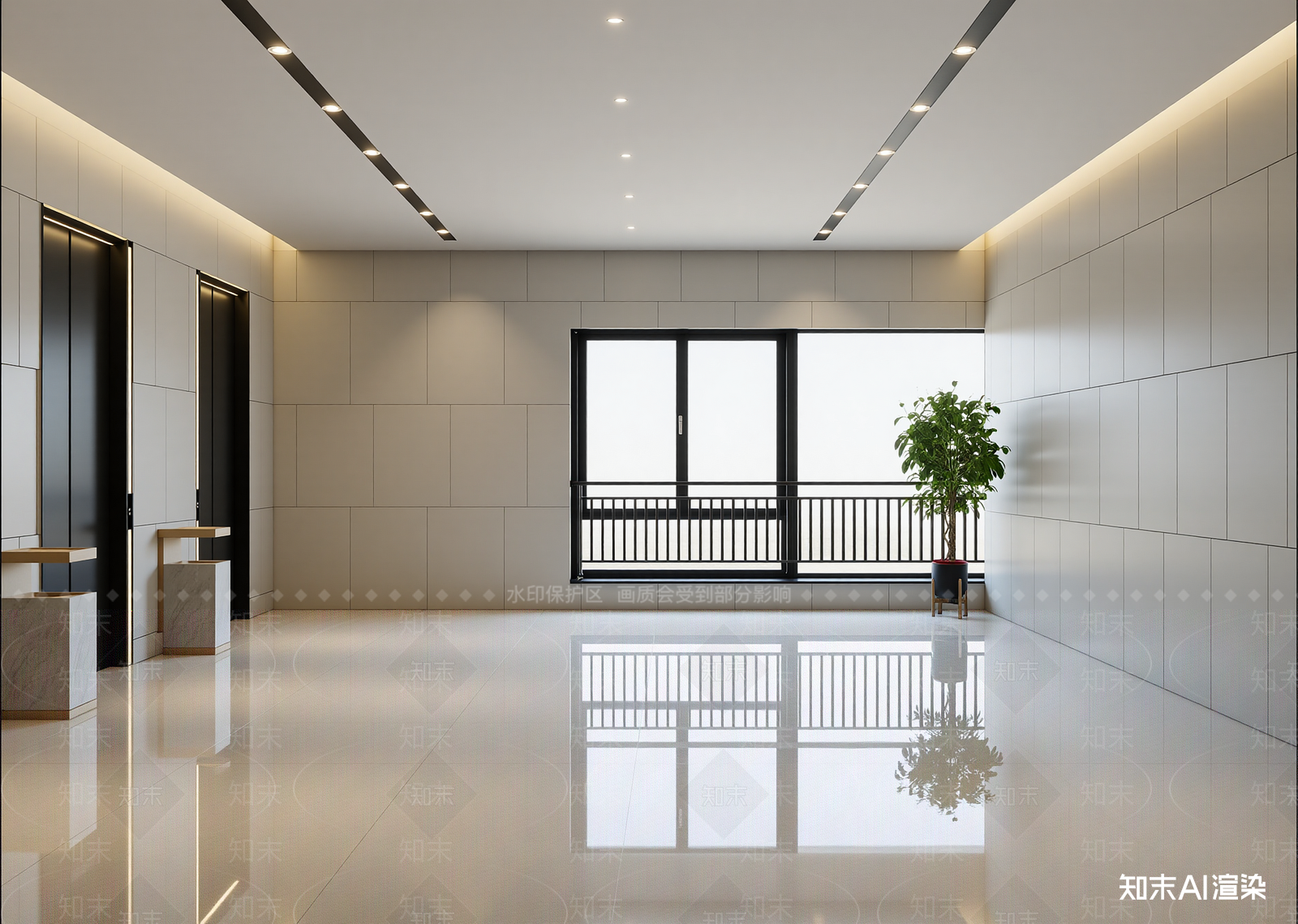 现代大厅3D模型下载【ID:1214819873】