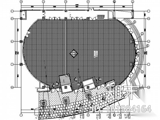 世茂酒店大宴会厅施工图cad施工图下载【ID:161984164】