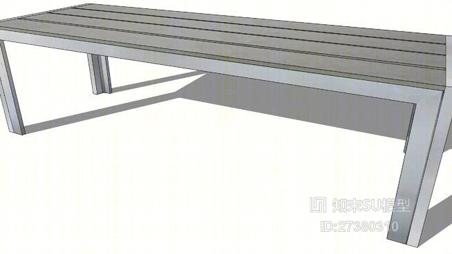 户外椅SU模型下载【ID:117903340】