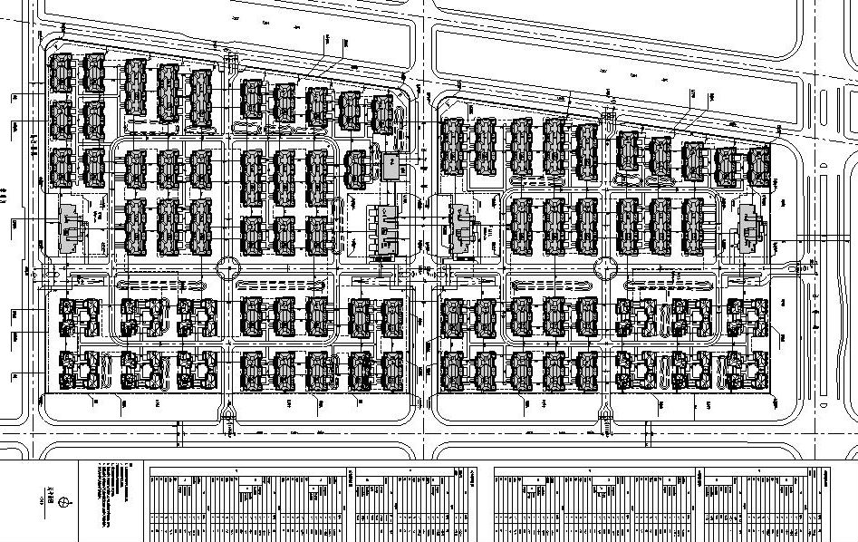 [上海]浦江镇中心商品住宅建筑施工图设计（CAD）cad施工图下载【ID:167948190】