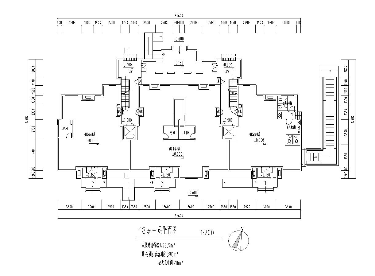 [上海]浦江镇中心商品住宅建筑施工图设计（CAD）cad施工图下载【ID:167948190】