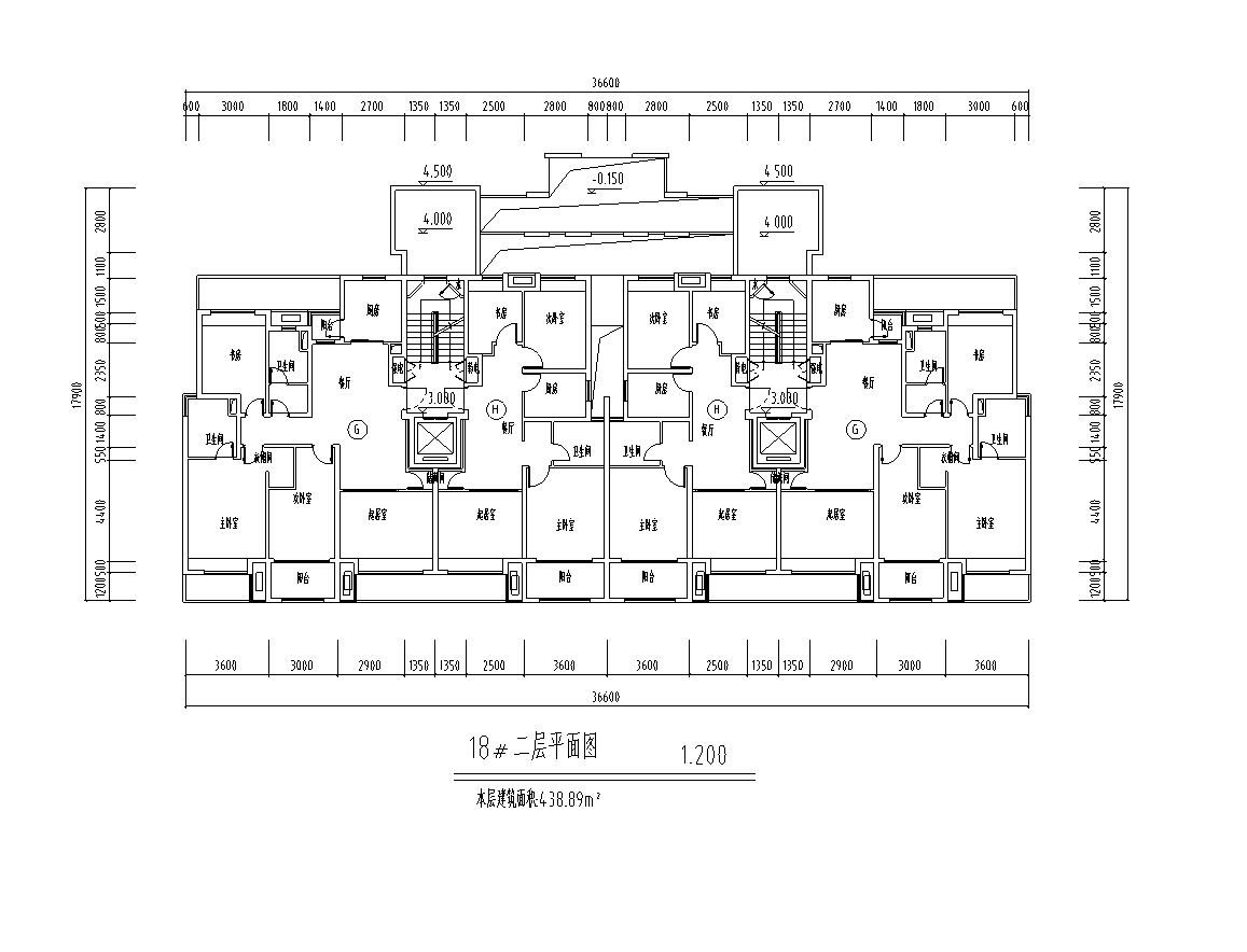 [上海]浦江镇中心商品住宅建筑施工图设计（CAD）cad施工图下载【ID:167948190】