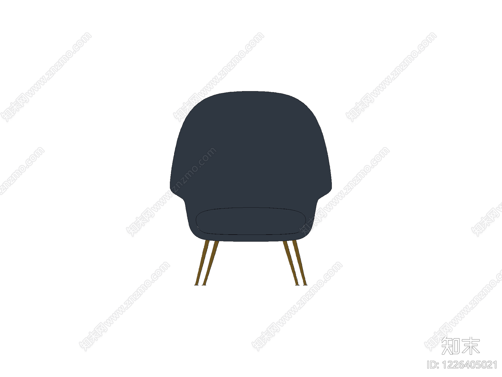 椅子cad施工图下载【ID:1226405021】