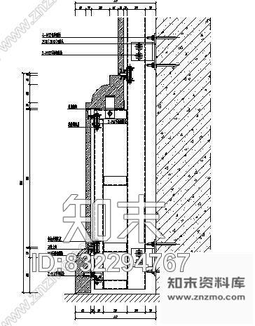 图块/节点石材柱节点图1cad施工图下载【ID:832294767】