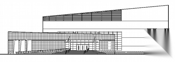 某三层报告厅建筑施工图纸施工图下载【ID:165950143】