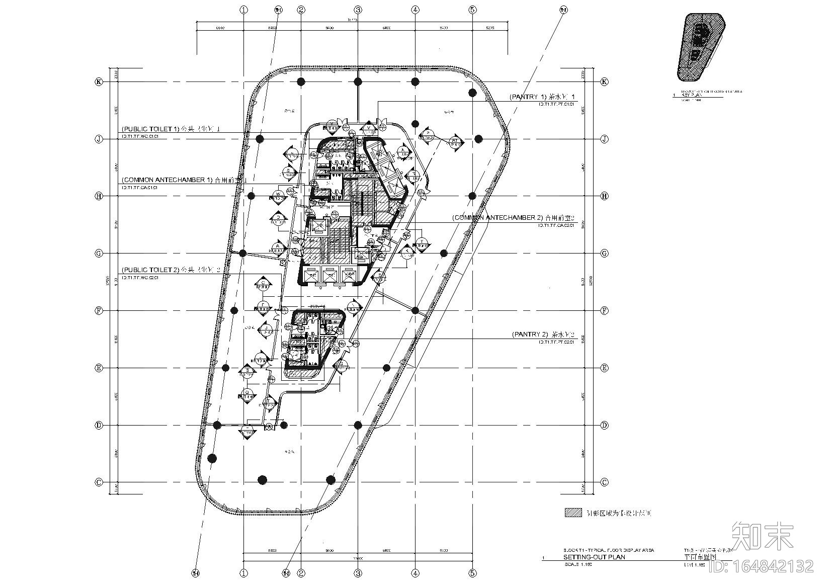 [上海]知名地产T1办公楼展示样板区域施工图施工图下载【ID:164842132】