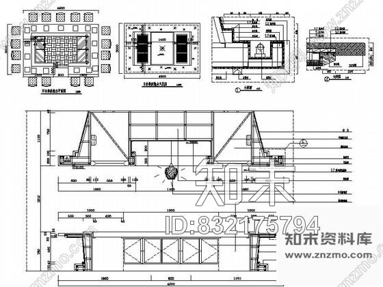 图块/节点日式铁板烧台详图cad施工图下载【ID:832175794】