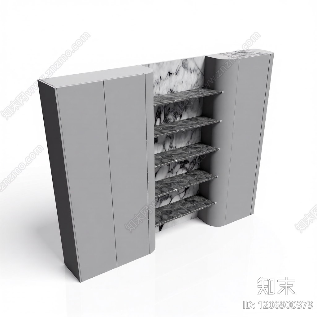 大理石隔断柜3D模型下载【ID:1206900379】