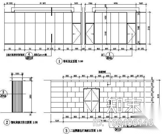 天津某图书馆装修图cad施工图下载【ID:160406146】