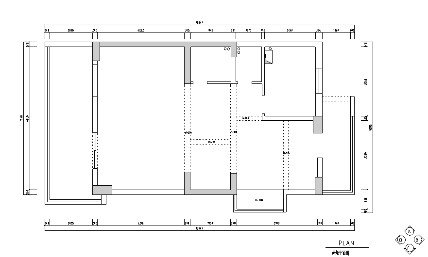 楼兰庭静舍简约小清新复式别墅设计施工图（附效果图）cad施工图下载【ID:161684149】