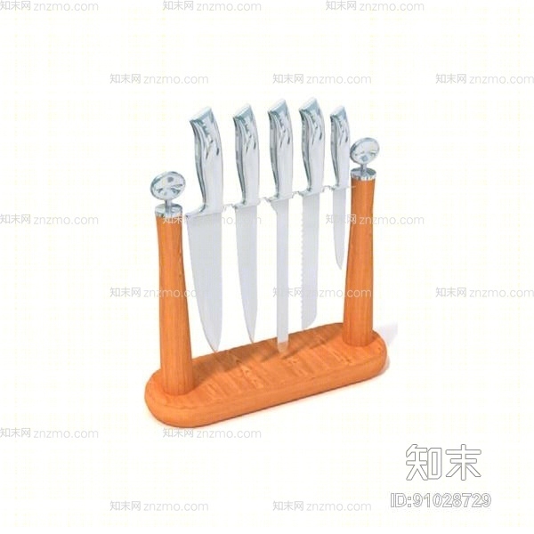 橙色刀具架3D模型下载【ID:91028729】