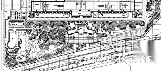 某工厂景观绿化施工图施工图下载【ID:164855115】