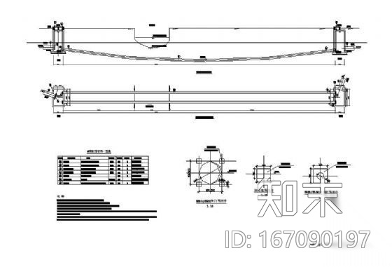 某工程中的排气排泥阀门井及倒虹管详图cad施工图下载【ID:167090197】